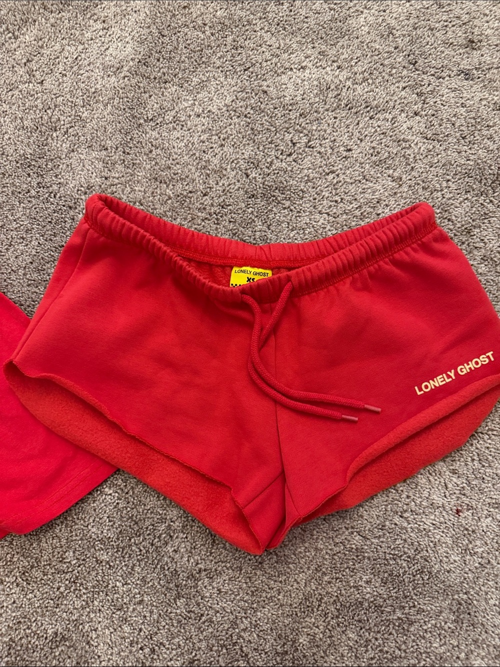 LONELY GHOST SHORTS XS I love you say it back NWOT